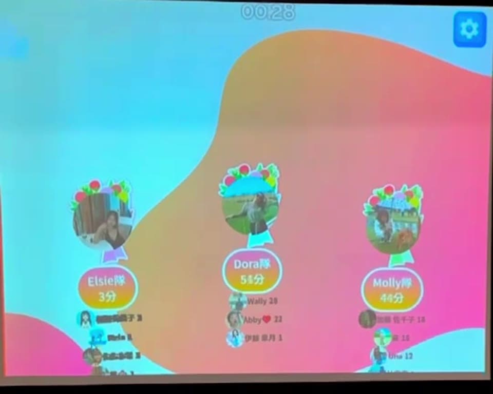 婚禮互動遊戲 捧花爭奪戰 現場畫面
