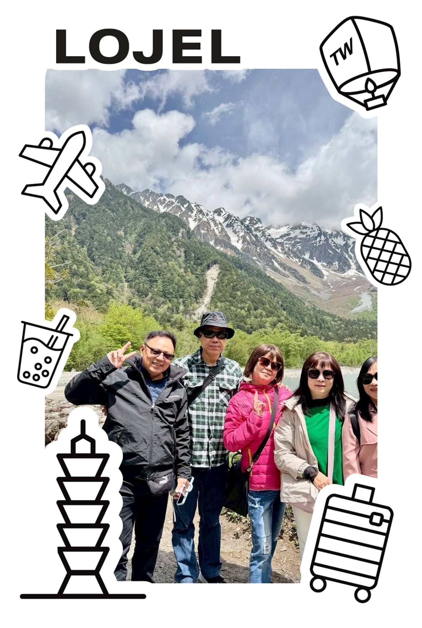 LOJEL 開幕：多人合照套上旅行邊框