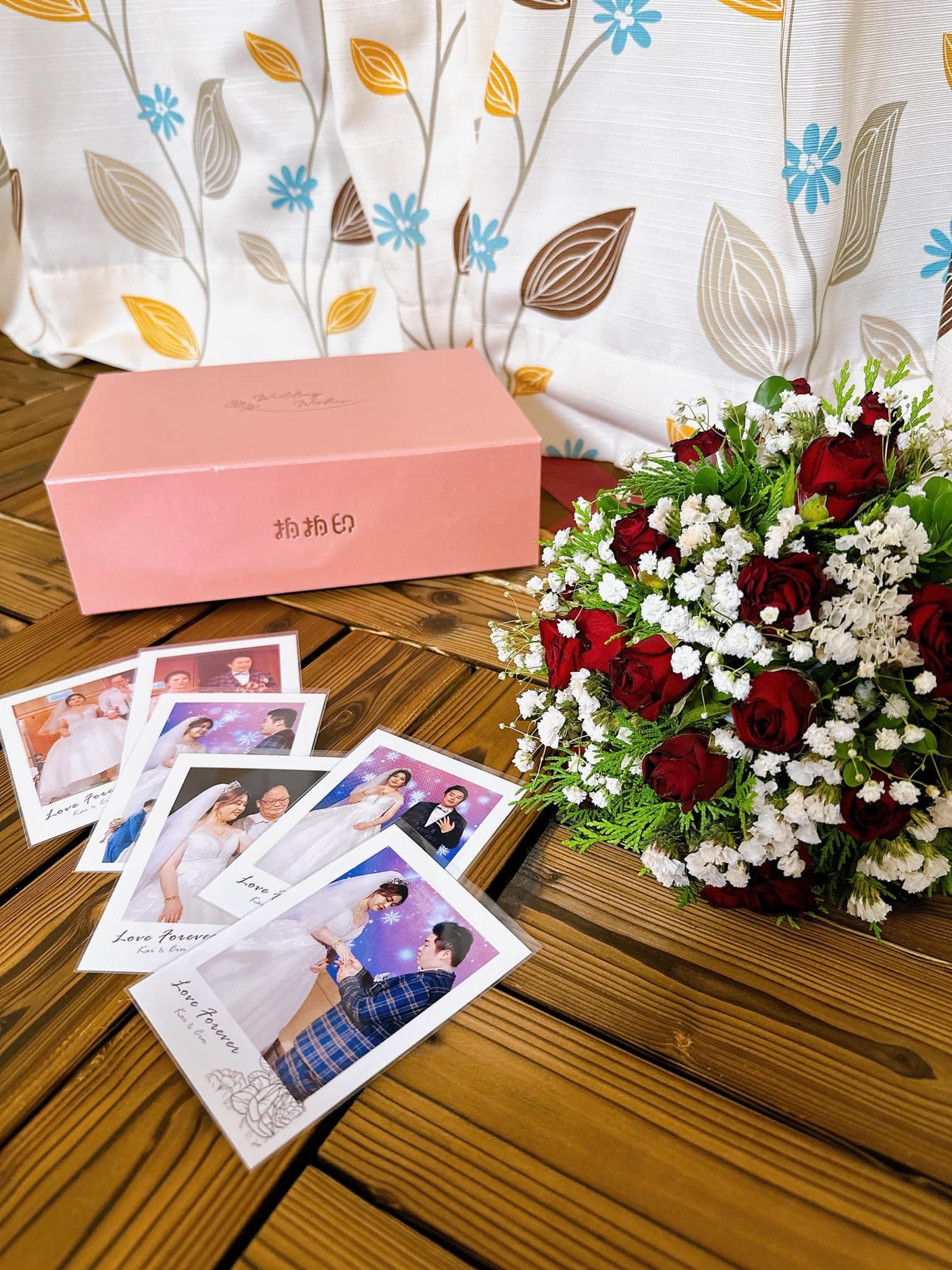 好險有找拍拍印來 整個幫婚禮多了很多回憶