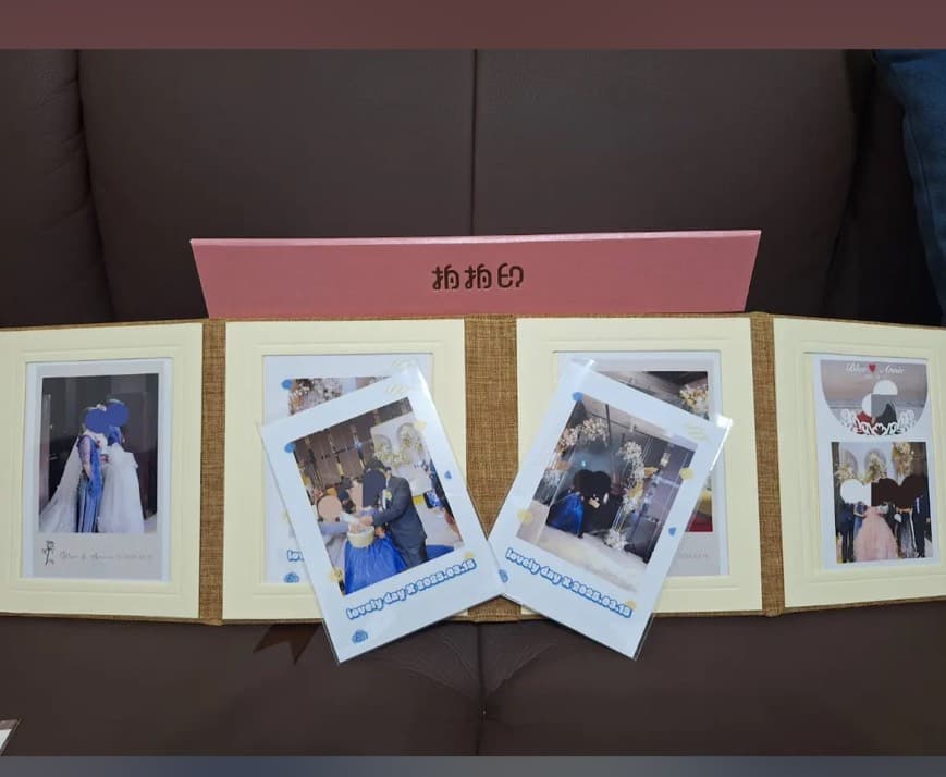 真心推薦新人們可以使用拍拍印，留下不一樣的回憶！