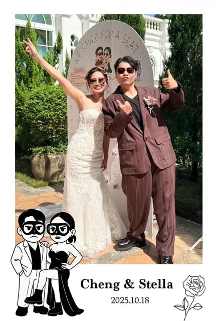 分享 婚禮拍照一定要有拍拍印！！！