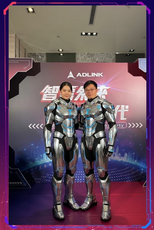 機甲戰士主題——AI 拍貼機指定服裝變裝實拍