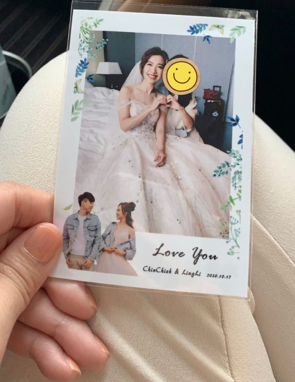 婚禮結束朋友都來詢問的拍貼機!