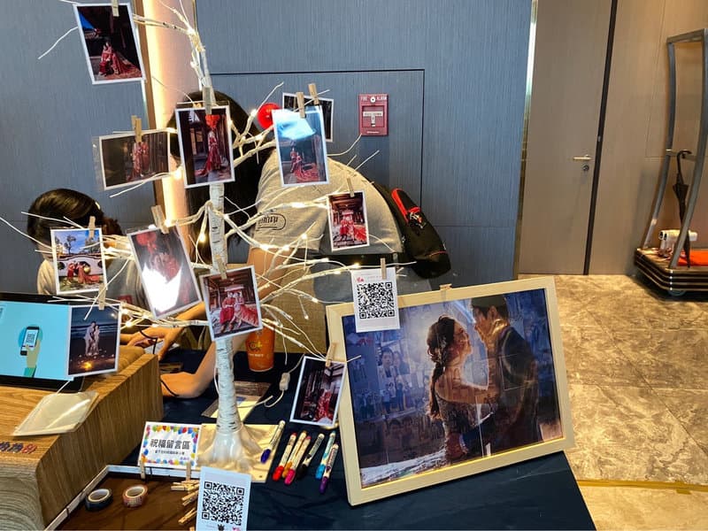 賓客們也玩得很開心,真心推推👍