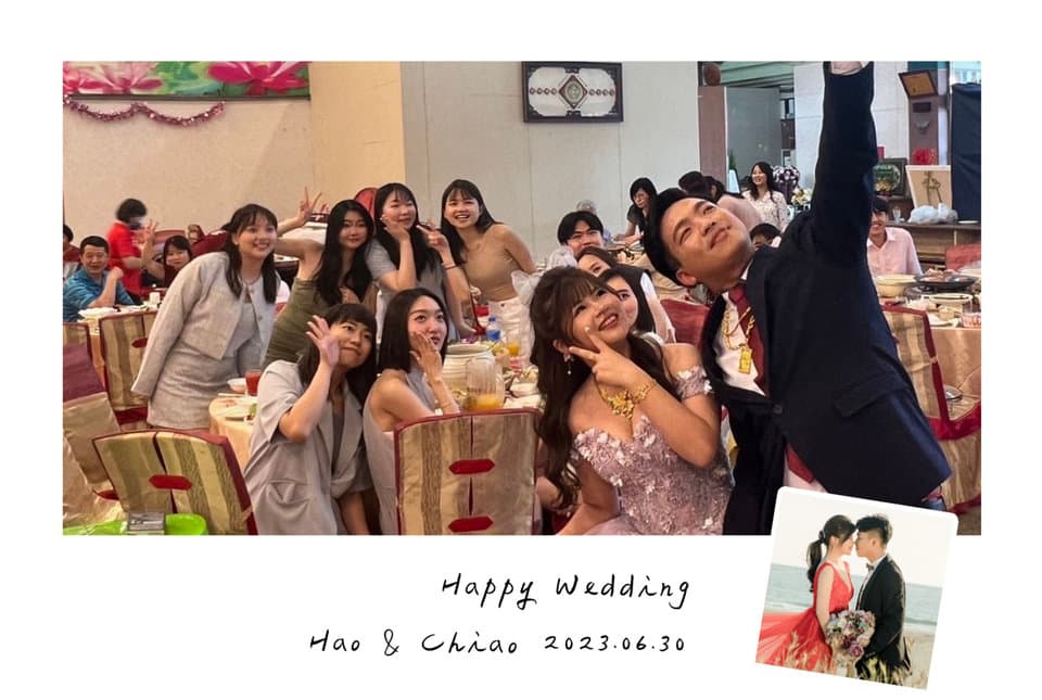 辦婚禮就是要用拍拍印!