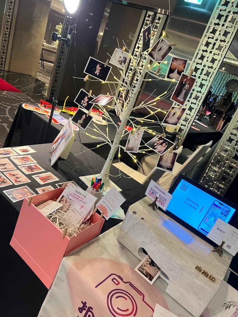 我在婚禮上拍拍印,創造新人與賓客的共同回憶