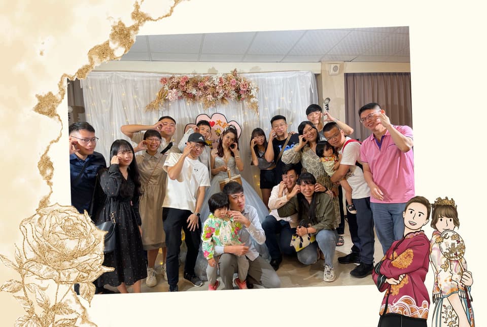 拍拍印為我們的婚禮增添色彩