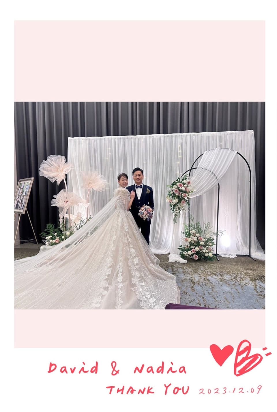 12/9 拍拍印讓我完成了同樂會婚宴