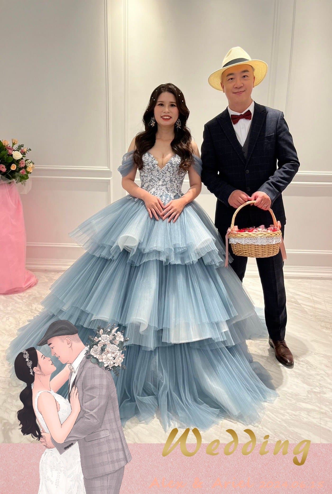 婚禮小物拍拍印照片