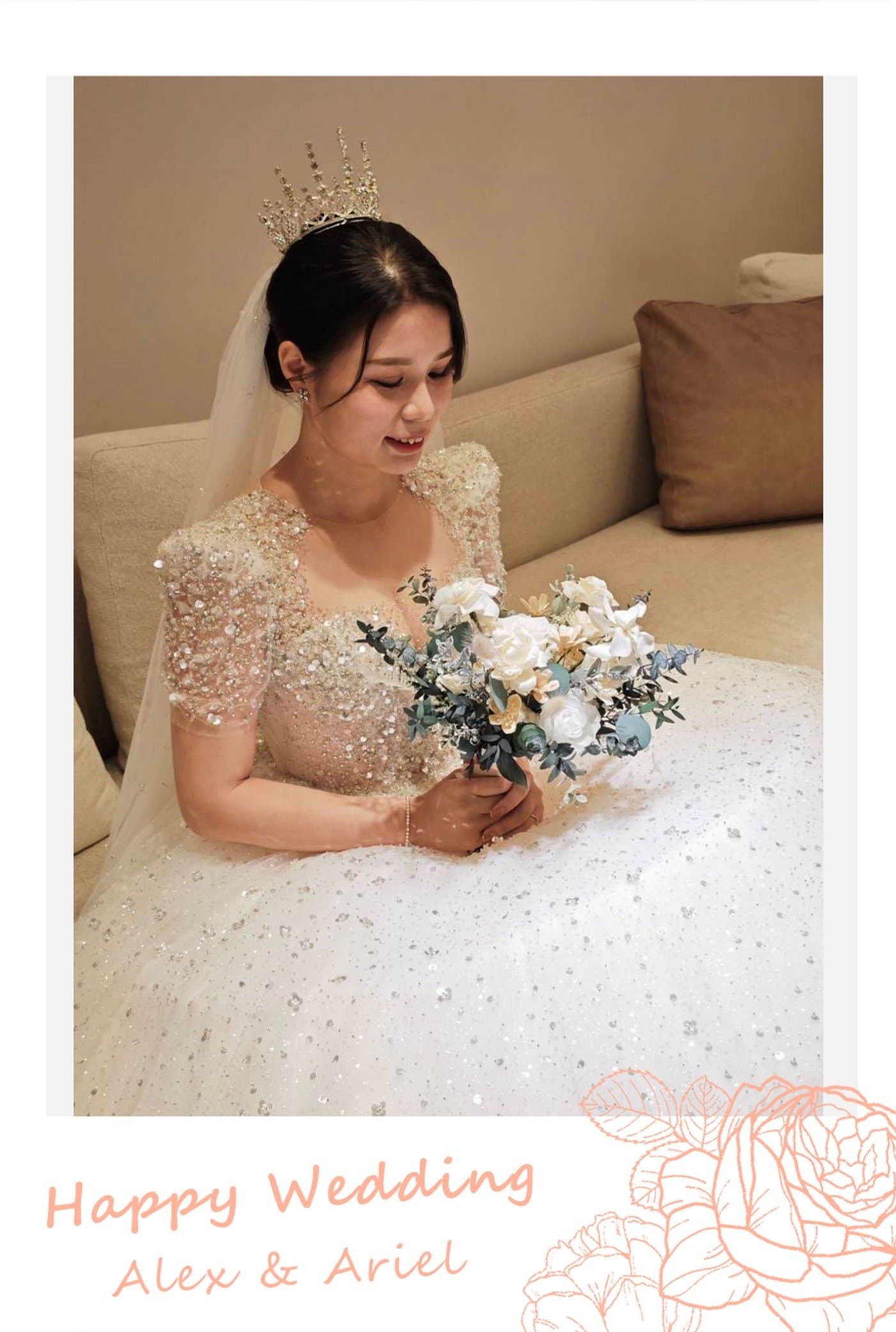 婚禮小物拍拍印照片