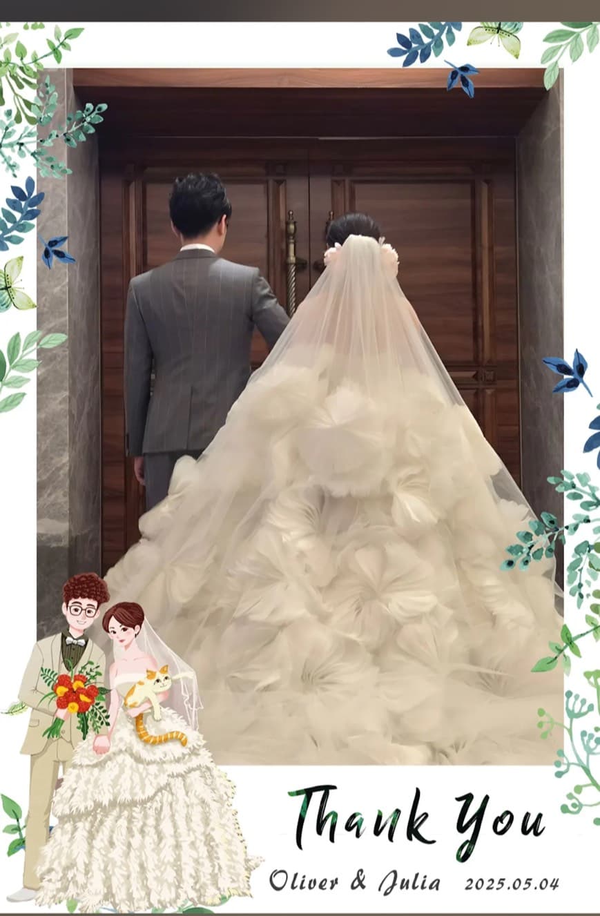 拍拍印是我們婚禮中最讓賓客參與感十足的小巧思