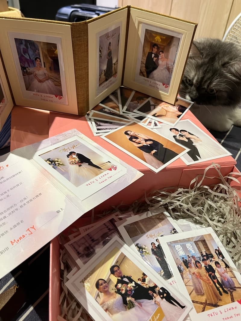 拍拍印可以提升籌備婚禮的效率&沒有才藝表演的新人也可以跟賓客有很多互動